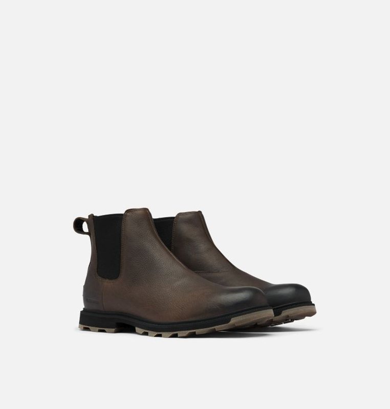 Sorel Herr Stövlar Svarta Brun - Madson™ Ii Chelsea - DZR-827534